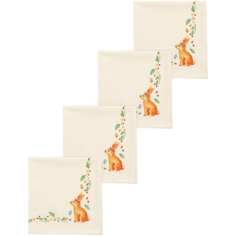 Now Designs - Np4 Napkins, Set of 4 Home & Kitchen Easter Meadow