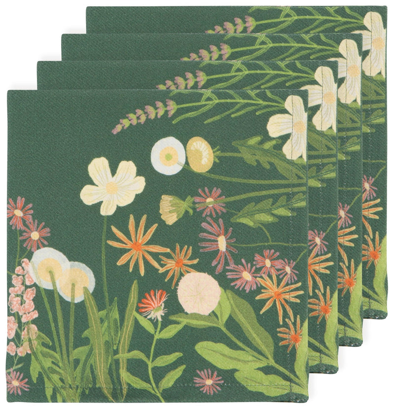 Now Designs - Napkins, Set of 4 | Bees Blooms
