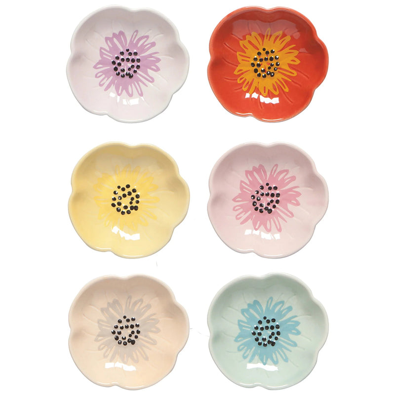 Now Designs - Pinch Bowl Set/6 Flower Home & Kitchen