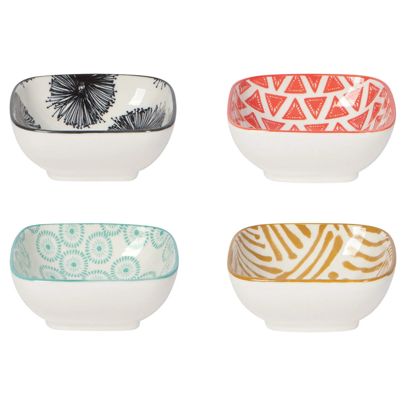 Now Designs - Pinch Bowl Sq Set/4 Mix & Prep Home & Kitchen