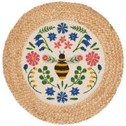Now Designs - Placemat Braided Home & Kitchen Bee Garden
