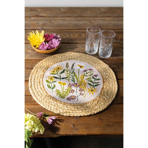 Now Designs - Placemat Braided Home & Kitchen Bees & Blooms