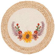 Now Designs - Placemat Braided Home & Kitchen Sunflower Splendor