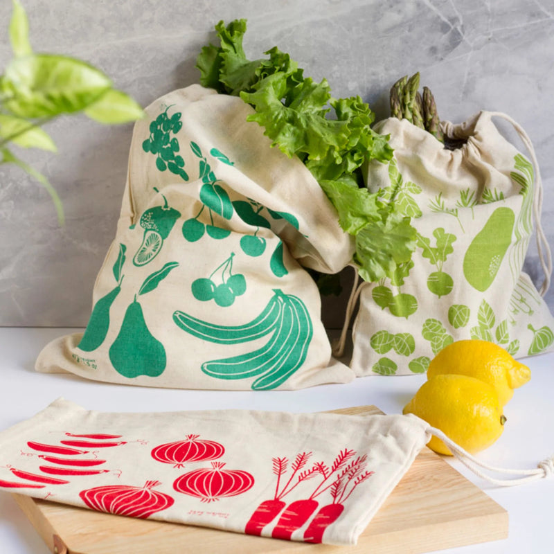 Now Designs - Produce Bag Set of 3 Home & Kitchen Fruit Veggie