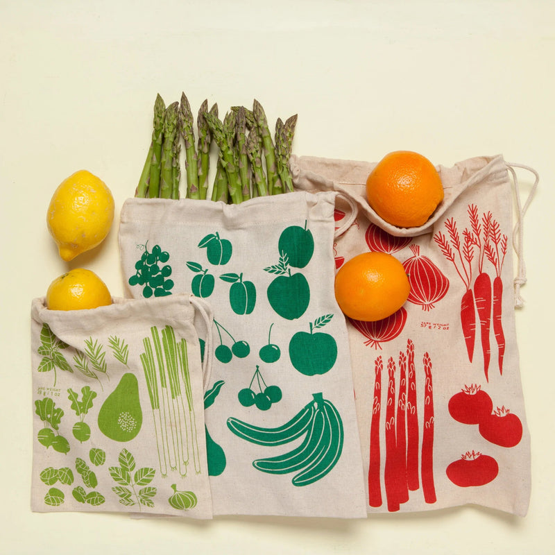 Now Designs - Produce Bag Set of 3 Home & Kitchen Fruit Veggie