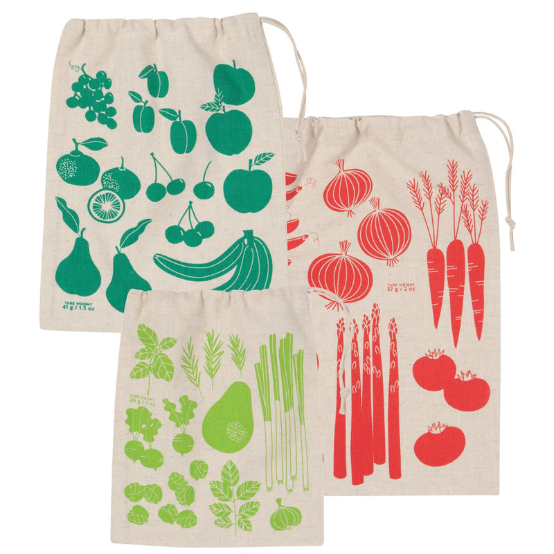 Now Designs - Produce Bag Set of 3 Home & Kitchen Fruit Veggie