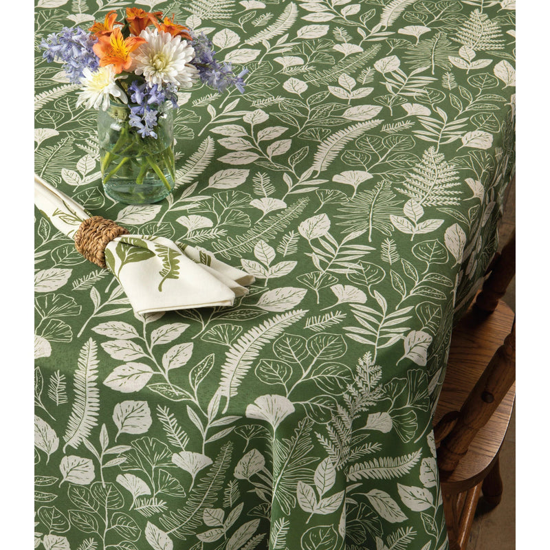 Now Designs - Round Tablecloth 60 inch Home & Kitchen Fern & Frond