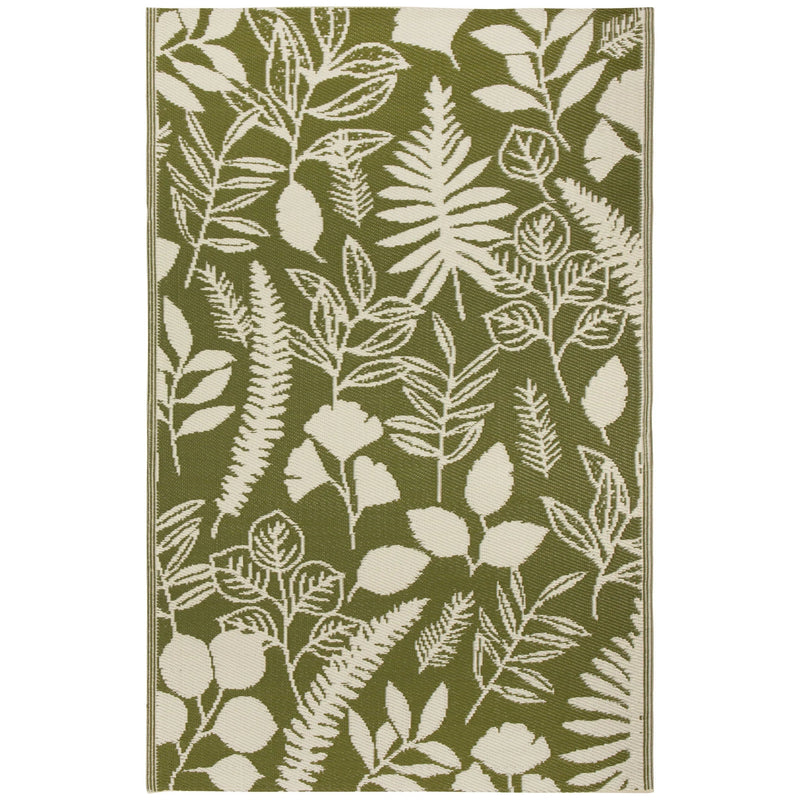 Now Designs - Rug Outdoor 4x6 Home & Kitchen Fern & Frond