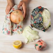 Now Designs - Set/3 BWax Wrap Floral Home & Kitchen