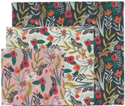Now Designs - Set/3 BWax Wrap Floral Home & Kitchen