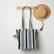 Now Designs - Shopping Tote Navy Stripe Home & Kitchen