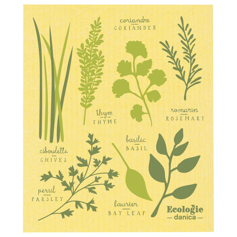 now designs - swedish dishcloth Les fine herbs Home & Kitchen