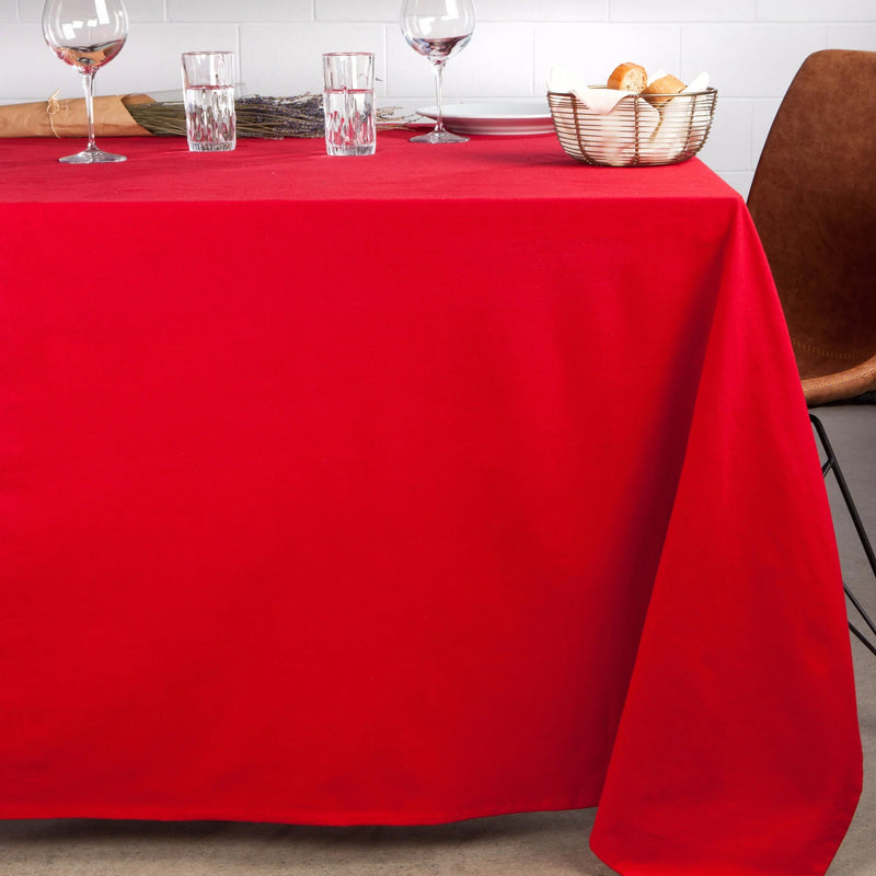 Now Designs - Tablecloth 60 x 120 inch Home & Kitchen Spectrum Chili