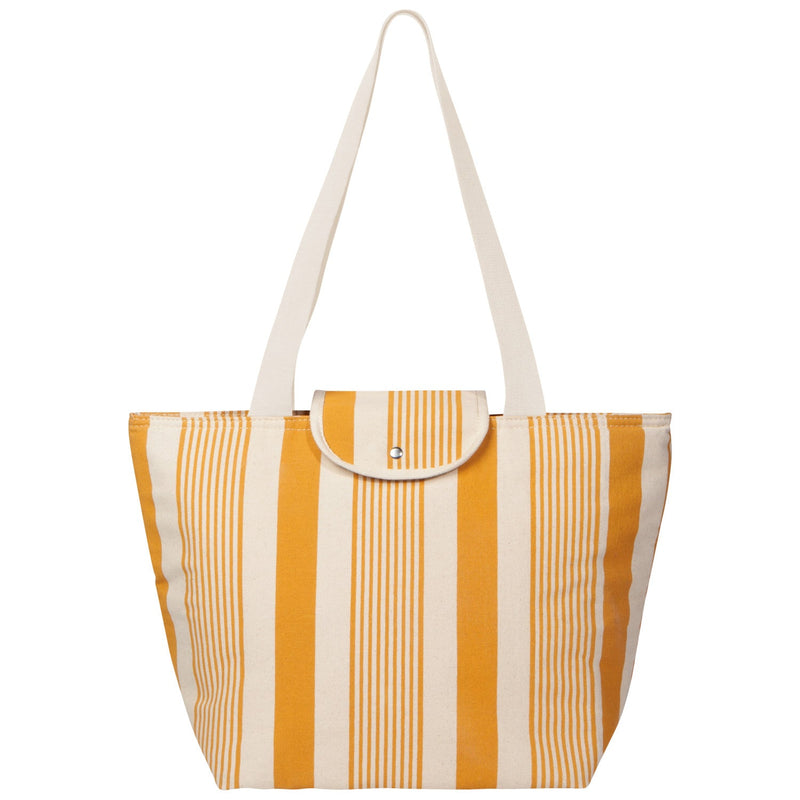 Now Designs - Tote Fresh Ochre Stripe | Yellow Home & Kitchen