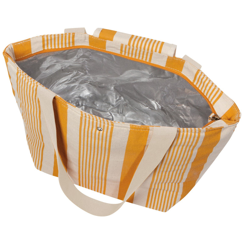 Now Designs - Tote Fresh Ochre Stripe | Yellow Home & Kitchen
