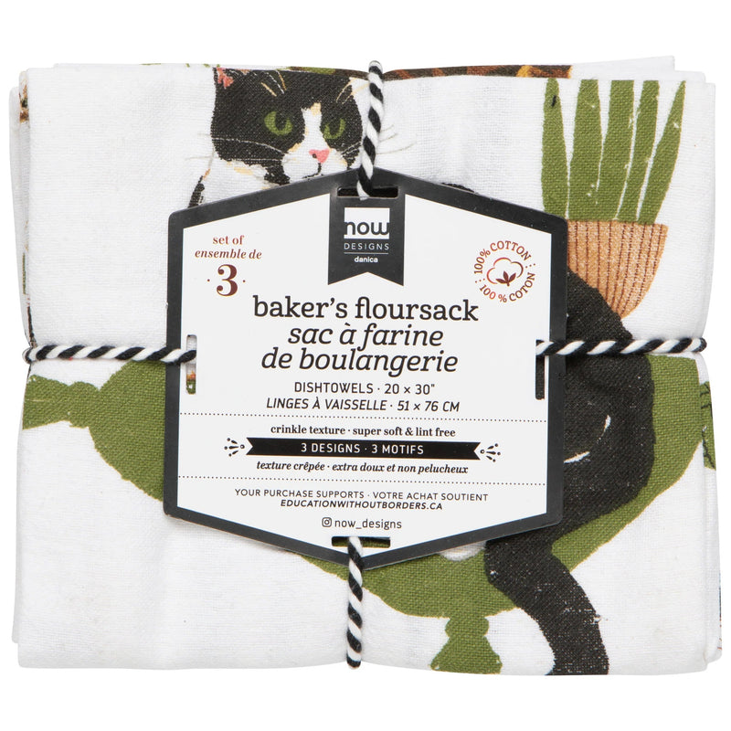 Now Designs - Tt3 Bakers Flour Cat Collective Home & Kitchen