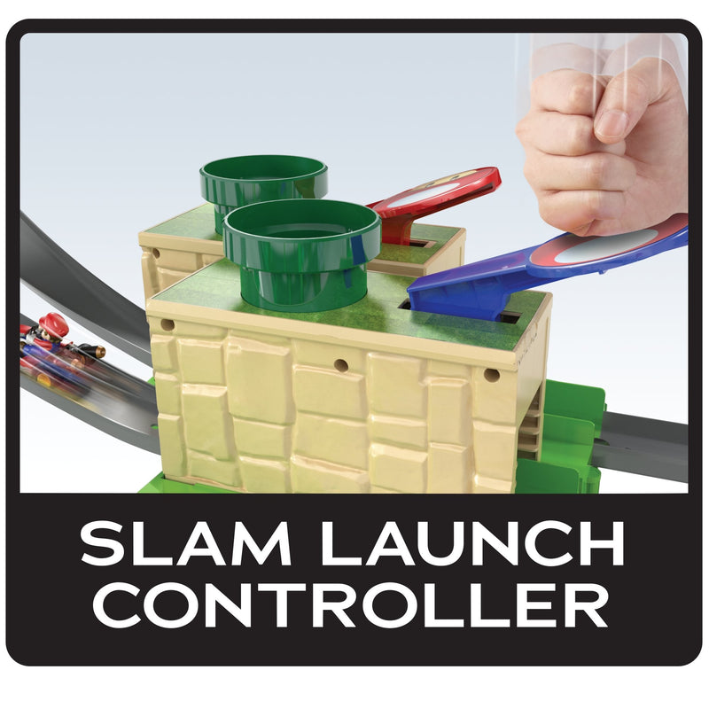Hot Wheels - Mario Kart - Mario Circuit Lite Track Set - Product detail or play view 4