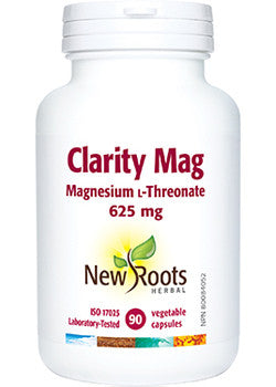 New Roots Herbal - Clarity Mag 625MG Magnesium - Threonate 90 Capsules
