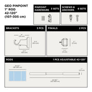 Geo Pinpoint Curtain Rod - image 5