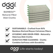 OGGI - Bamboo Kitchen Cloths Home & Kitchen Green