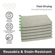 OGGI - Bamboo Kitchen Cloths Home & Kitchen Green
