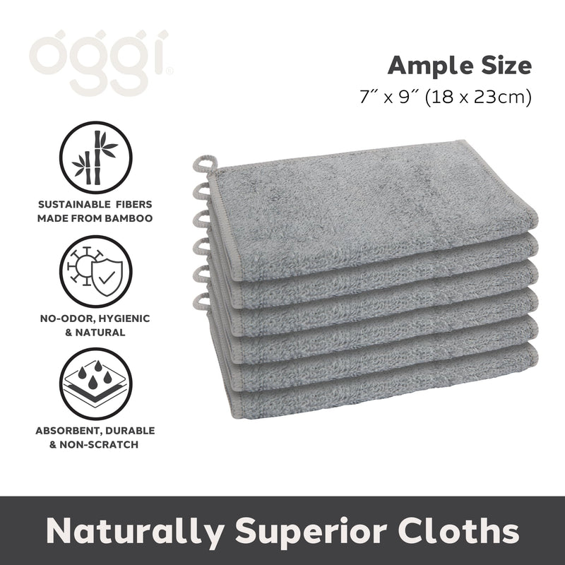OGGI - Bamboo Kitchen Cloths Home & Kitchen Grey