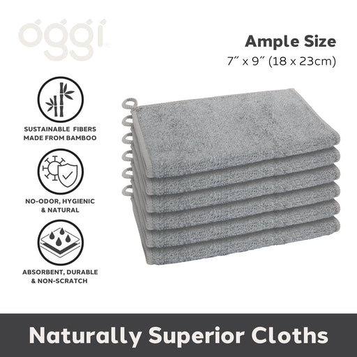 OGGI - Bamboo Kitchen Cloths Home & Kitchen Grey