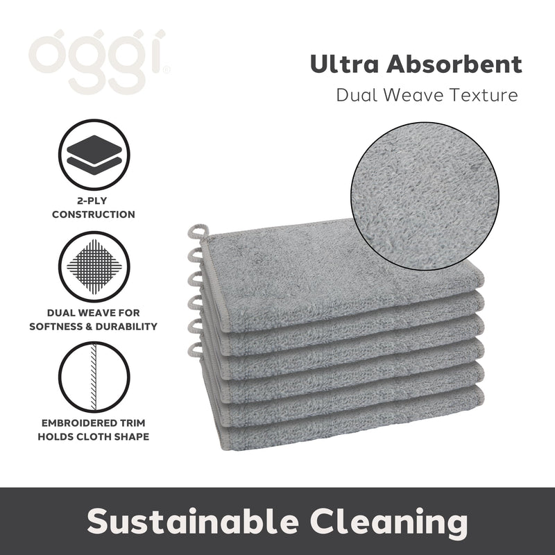 OGGI - Bamboo Kitchen Cloths Home & Kitchen Grey