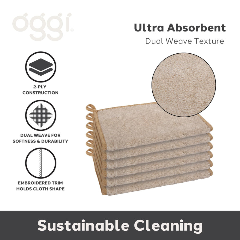 OGGI - Bamboo Kitchen Cloths Home & Kitchen Natural
