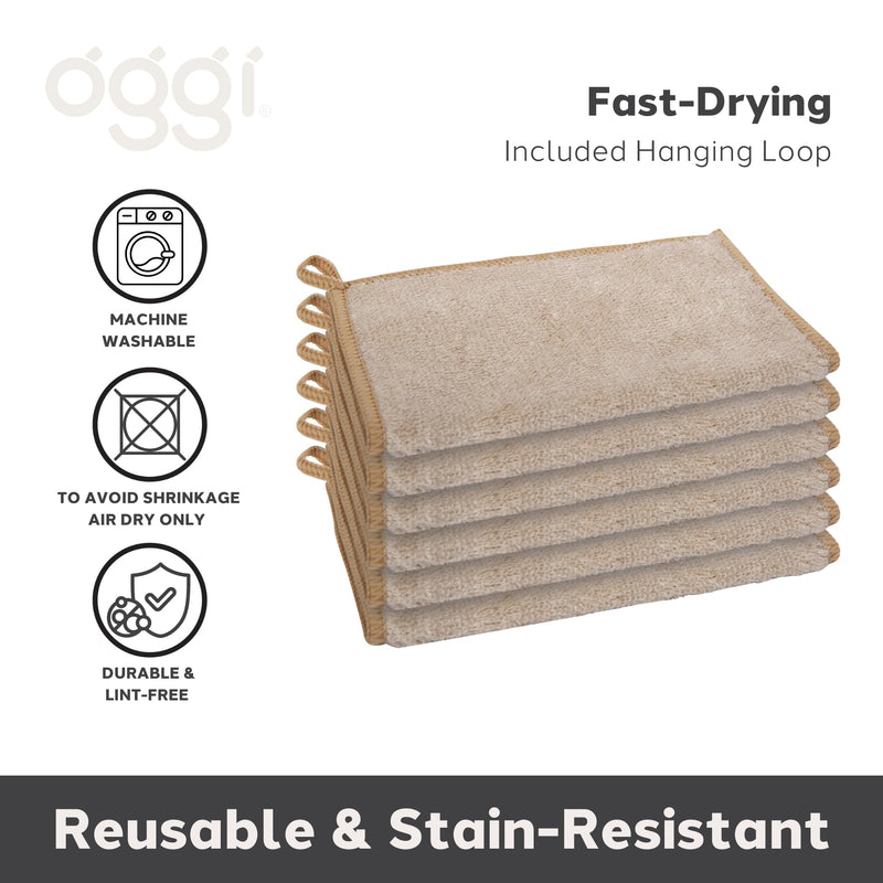 OGGI - Bamboo Kitchen Cloths Home & Kitchen Natural