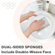 OGGI - Bamboo Scrubbing Sponges Home & Kitchen Gray