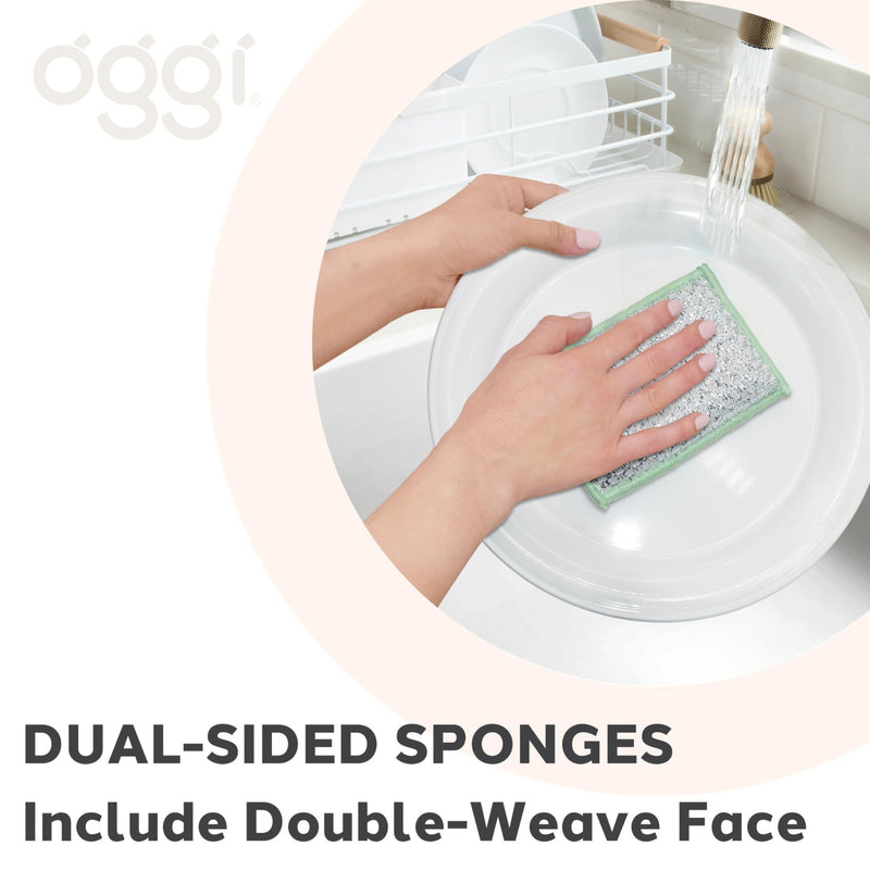 OGGI - Bamboo Scrubbing Sponges Home & Kitchen Gray