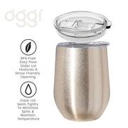 OGGI - Bar™ Double - Walled Tumbler Home & Kitchen Gold