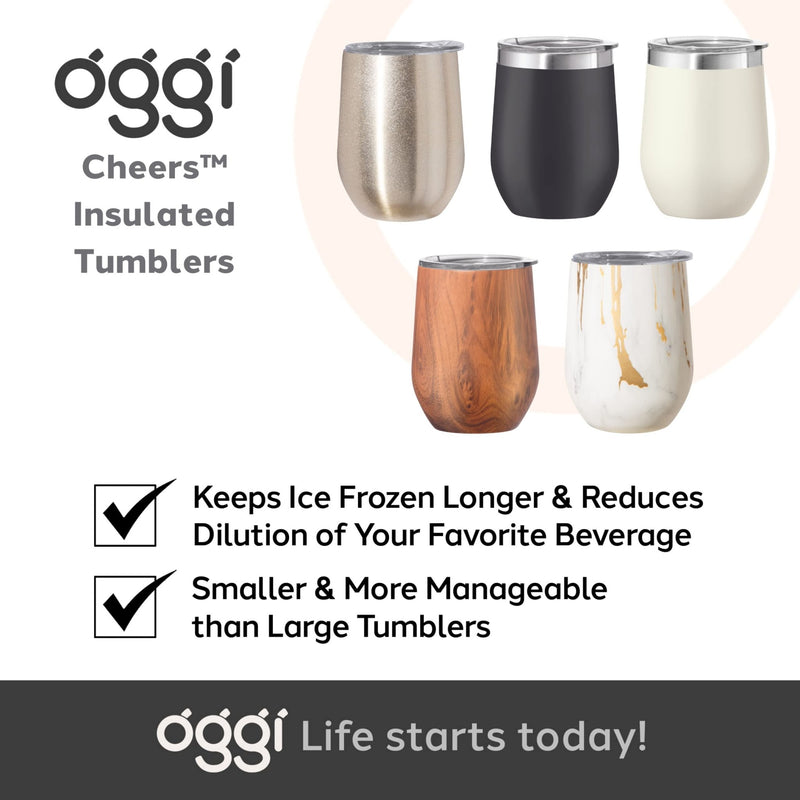 OGGI - Bar™ Double - Walled Tumbler Home & Kitchen Gold