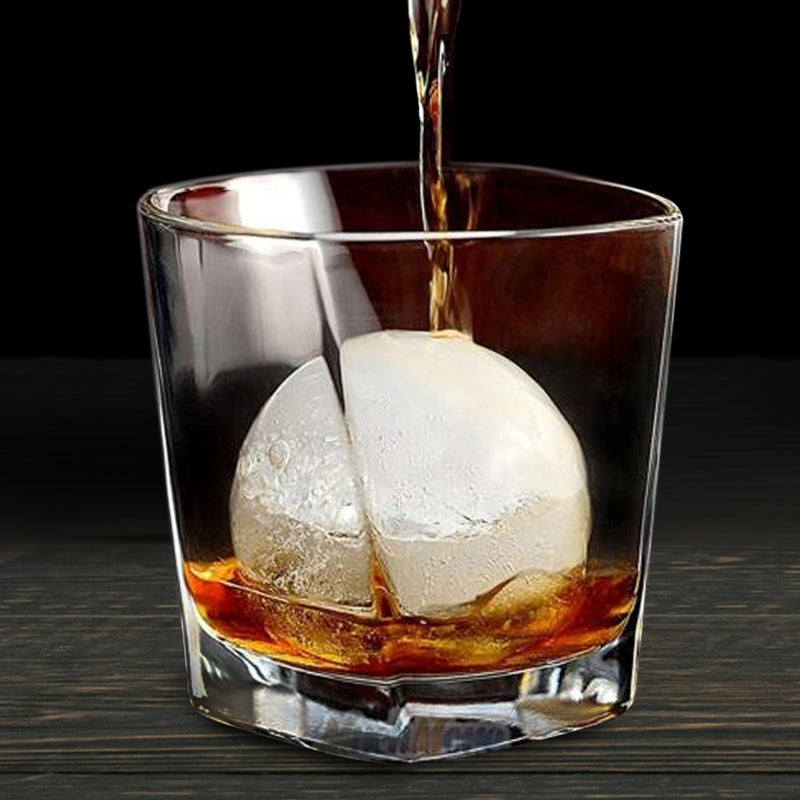 OGGI ice ball tray, grey, open