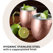 OGGI - Bar™ Moscow Mule Mug Home & Kitchen Set of 2