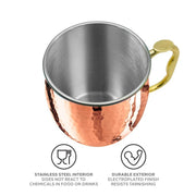 OGGI - Bar™ Moscow Mule Mug Home & Kitchen Set of 2