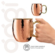 OGGI - Bar™ Moscow Mule Mug Home & Kitchen Set of 2
