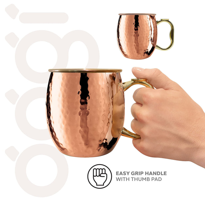 OGGI - Bar™ Moscow Mule Mug Home & Kitchen Set of 2