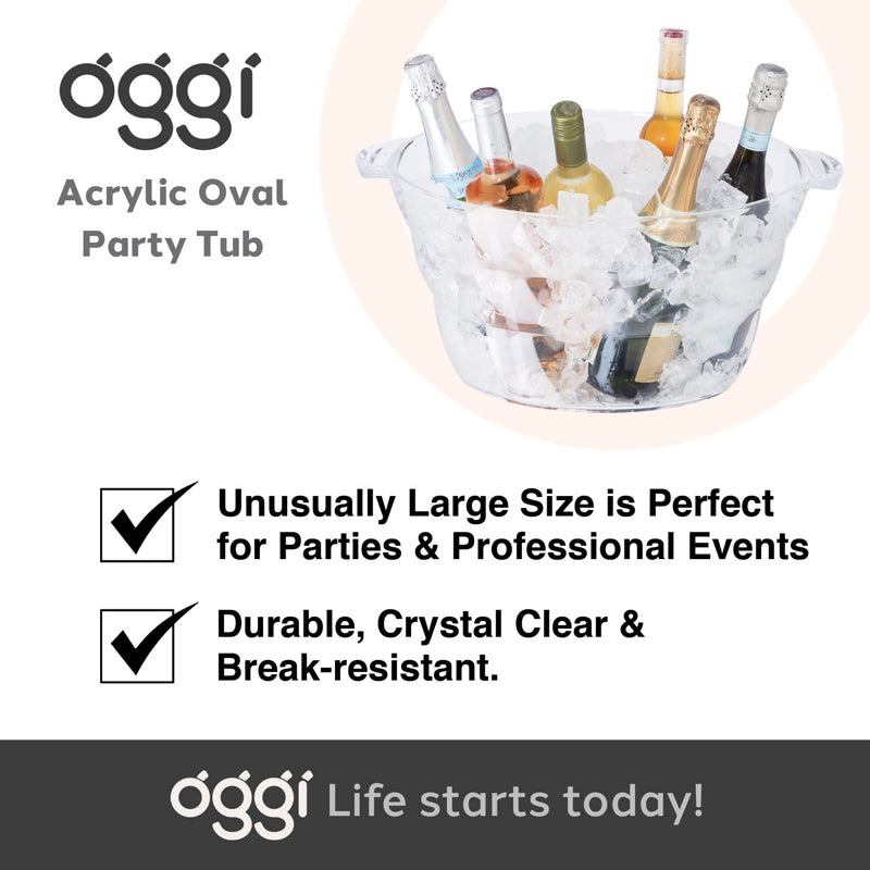 OGGI - Bar™ Oval Party Tub Home & Kitchen
