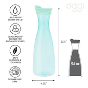 OGGI - Beverage Carafe Home & Kitchen Aqua Leakproof