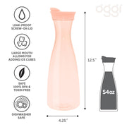 OGGI - Beverage Carafe Home & Kitchen Aqua Leakproof