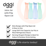 OGGI - Beverage Carafe Home & Kitchen Aqua Leakproof
