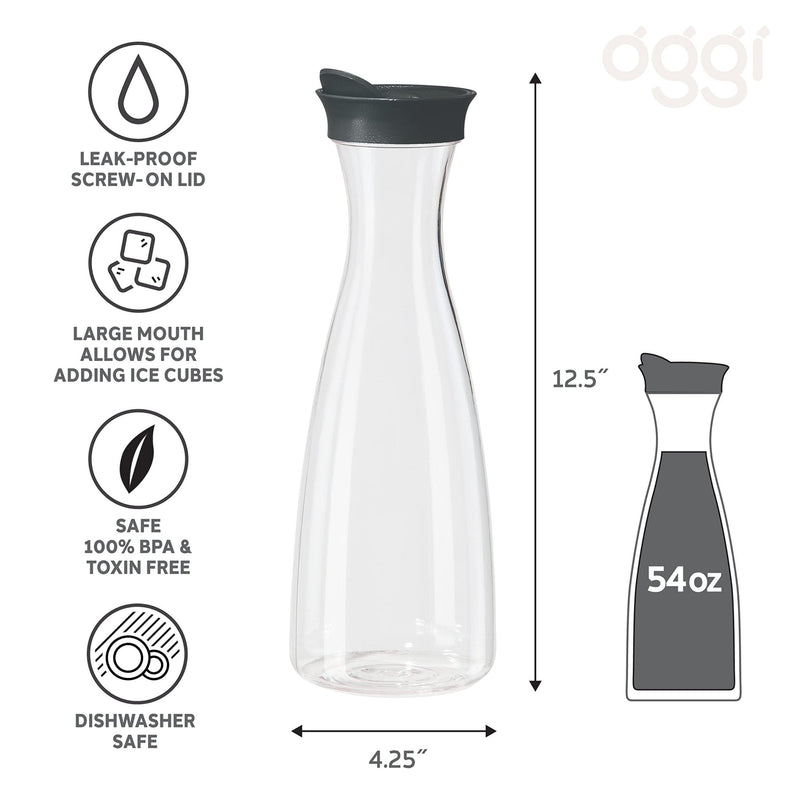 OGGI Beverage Carafe Home & Kitchen White