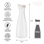 OGGI Beverage Carafe Home & Kitchen White