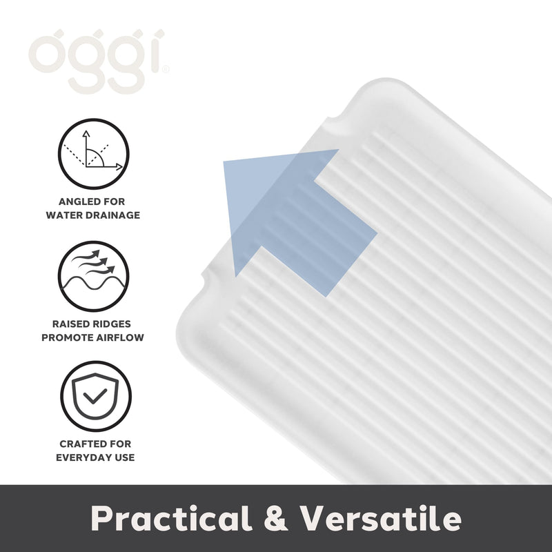OGGI - Dish Drainboard Home & Kitchen White