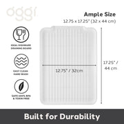 OGGI - Dish Drainboard Home & Kitchen White