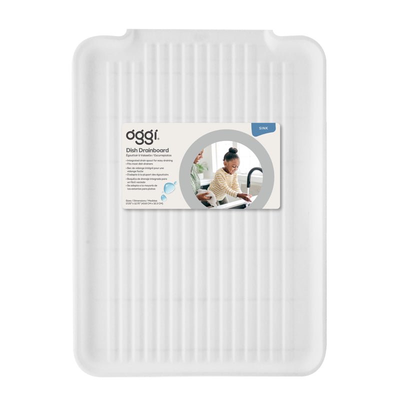OGGI - Dish Drainboard Home & Kitchen White