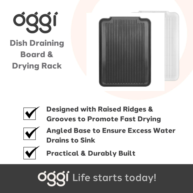 OGGI - Dish Drainboard Home & Kitchen White