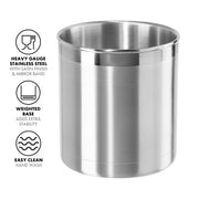 OGGI - Jumbo Utensil Holder Home & Kitchen Stainless Steel